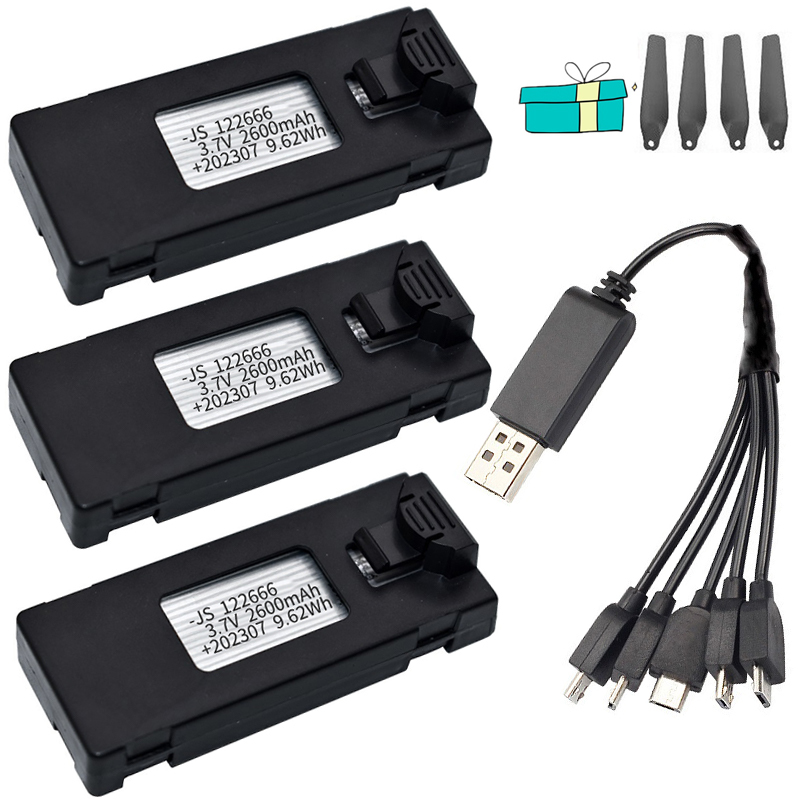 3.7V 2600Mah Drone Batterij RC - Eachine Drone E58 recensie en prijs